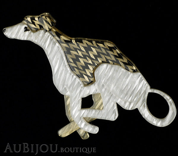Erstwilder Whippet Hound Dog Brooch Pin Gallery