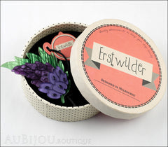 Erstwilder Wistful Wisteria Flower Brooch Pin Box