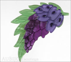 Erstwilder Wistful Wisteria Flower Brooch Pin Front