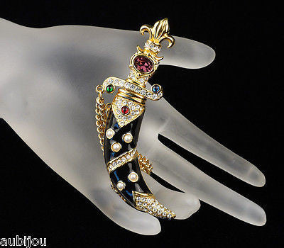 Chatelaine brooch deals