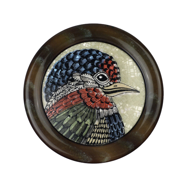 Lea Stein Paris Vintage Serigraphy Brooch Bird Head – AuBijou Boutique