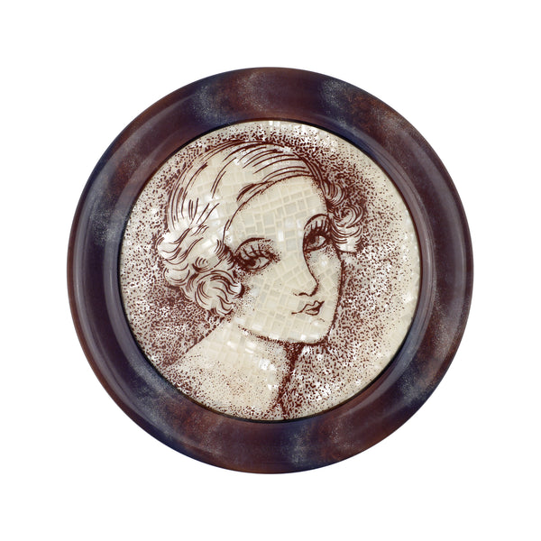 Unsigned Lea Stein Romeo Brooch Lea Stein Paris Vintage Serigraphy