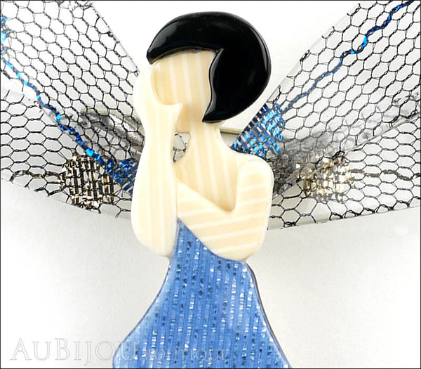 Cellulose Acetate Lea Stein Style Brooches French Lea Stein Half