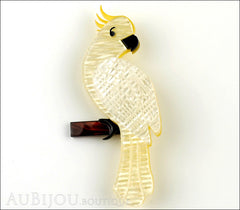 Erstwilder Birds Brooch Pin Carnaboo the Cockatoo Front