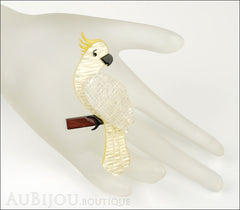 Erstwilder Birds Brooch Pin Carnaboo the Cockatoo Mannequin