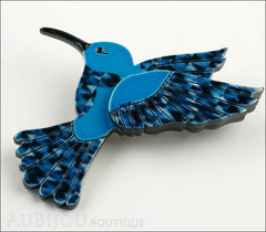 Erstwilder Bird Brooch Pin Hyacinth the Hummingbird Side