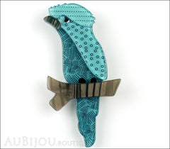 Erstwilder Bird Brooch Pin Ol’ Tawny Frogmouth Front