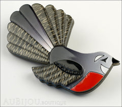 Erstwilder Bird Pin Brooch Fabiola Fantail Side