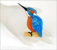 Erstwilder Bird Pin Brooch Karmen Kingfisher Mannequin