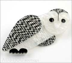 Erstwilder Bird Pin Brooch Miah Masked Owl Side