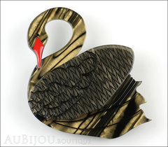 Erstwilder Bird Pin Brooch Sabine the Swan Front
