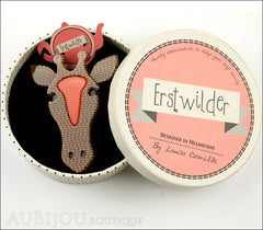 Erstwilder Brooch Pin Geoffrey Giraffe Box