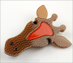 Erstwilder Brooch Pin Geoffrey Giraffe Side