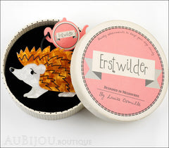 Erstwilder Brooch Pin Hector Hedgehog Box