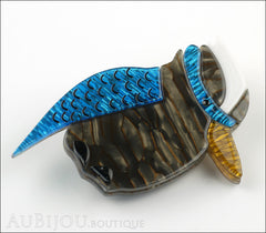 Erstwilder Brooch Pin Kallista the Kookaburra Bird Side
