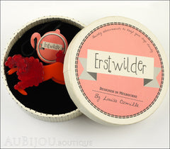 Erstwilder Brooch Pin Lady the Leaping Poodle Box