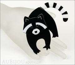 Erstwilder Brooch Pin Randy Raccoon Mannequin