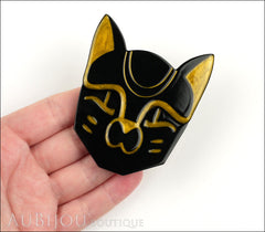 Erstwilder Cat Bastet Head Pin Brooch Bast From the Past Model