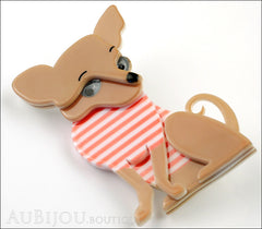 Erstwilder Dog Brooch Pin Chi Chi Chihuahua Side