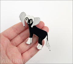 Erstwilder Dog Pin Brooch Chad the Chinese Crested Model