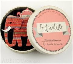 Erstwilder Pin Brooch Earl the Eager Elephant Box