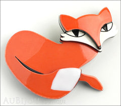 Erstwilder Pin Brooch Fletcher the Fetching Fox Front