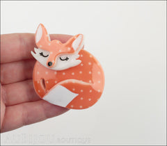 Erstwilder Pin Brooch Sacha Sleeping Fox Model