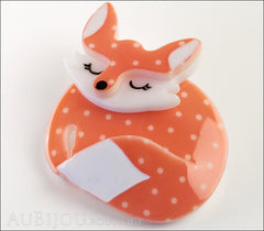 Erstwilder Pin Brooch Sacha Sleeping Fox Side