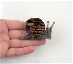 Erstwilder Pin Brooch Sylvia Snail Model