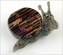 Erstwilder Pin Brooch Sylvia Snail Side