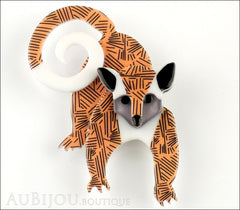 Erstwilder Possum Brooch Pin Parri Possom Front