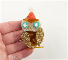 Erstwilder 5th Birthday Having A Hoot Owl Brooch Pin Model