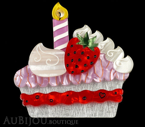 Erstwilder 5th Birthday Just One Slice Cake Brooch Pin Gallery
