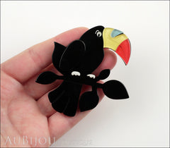 Erstwilder Bird Brooch Pin Talulah Toucan Black Model