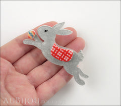Erstwilder Brooch Pin Cotton Tailed Courier Easter Bunny Rabbit Model