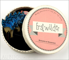 Erstwilder Brooch Pin Egbert the Echidna Blue Box