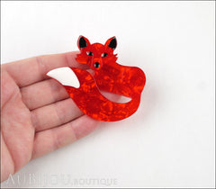 Erstwilder Brooch Pin Faustine Fox Red Model