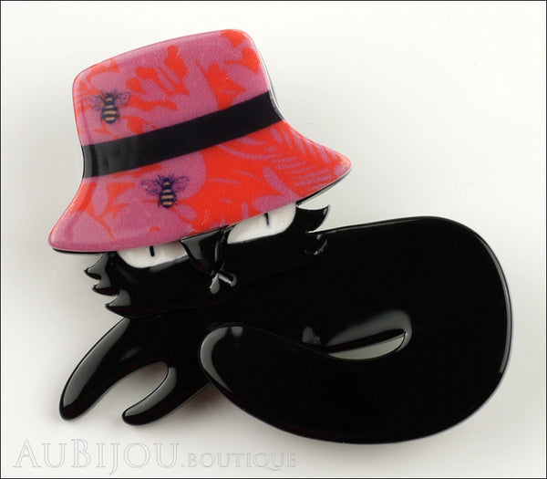 Erstwilder Brooch Pin Inspector Cat Black Purple Gallery