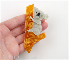 Erstwilder Brooch Pin Kolora Koala Yellow Model