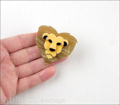 Erstwilder Brooch Pin Lionheart Lion Head Model