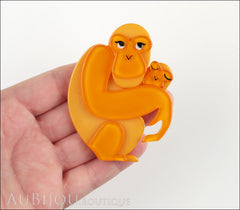 Erstwilder Brooch Pin Olivia’s Orangutan Orange Model