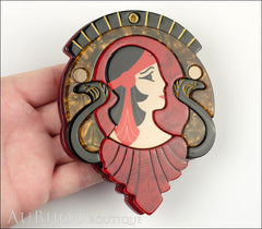 Erstwilder Cleopatra Compact Mirror Deco Egyptian Red Model