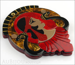 Erstwilder Cleopatra Compact Mirror Deco Egyptian Red Side