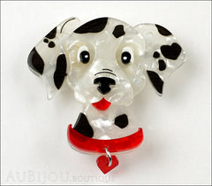 Erstwilder Dalmatian Dog Brooch Pin Front