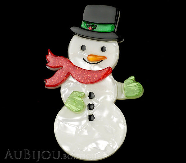 Erstwilder Gentleman Frost Snowman Christmas Brooch Pin Gallery