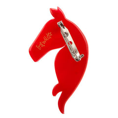 Erstwilder Hera's Horse Brooch Pin Back
