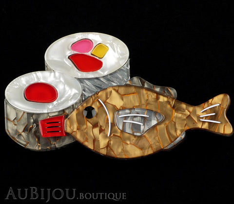 Erstwilder Maki Meal Sushi Fish Brooch Pin Gallery