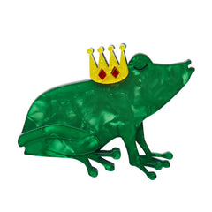 Erstwilder Naveen The Romancer Frog Brooch Pin Front