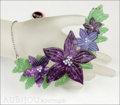 Erstwilder Necklace Gloriosa Bluebell Flower Mannequin