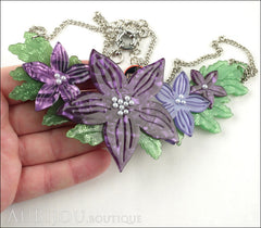 Erstwilder Necklace Gloriosa Bluebell Flower Model